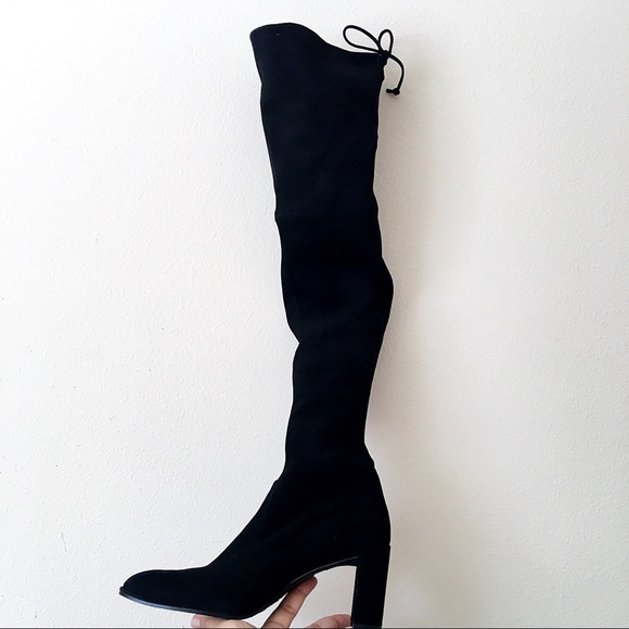 Stuart Weitzman Highland Suede Over The Knee Boots - Picture 5 of 7